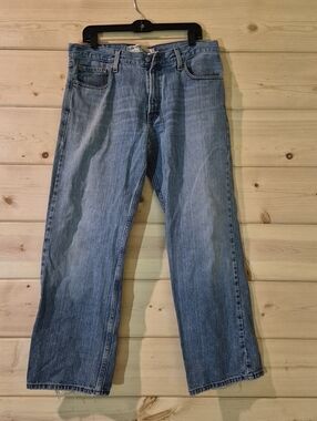 Levi's 529 Low Rise Straight Light Blue Jeans Size 34x30